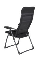 Chaise de camping CRESPO Air Deluxe, noir