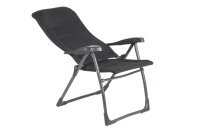 Chaise de camping CRESPO Air Deluxe, noir