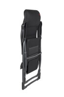 Chaise de camping CRESPO Air Deluxe, noir