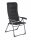 Chaise de camping CRESPO Air Deluxe, noir