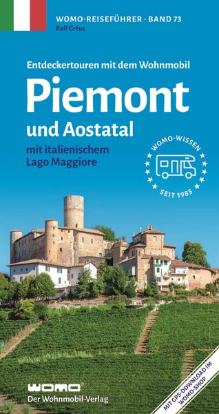 Reisebuch WOMO Piemont / Aostatal
