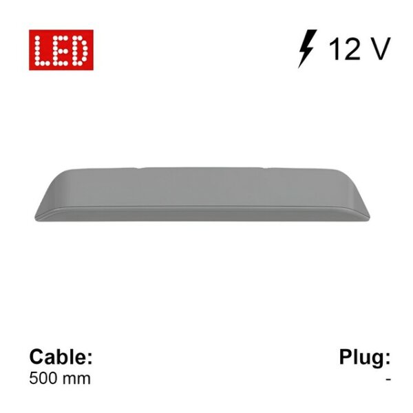 LED-Vorzeltleuchte jokon RAL 7004 grau, WW 1019 / 12 V