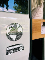 Car sticker Adventure Shop Globe
