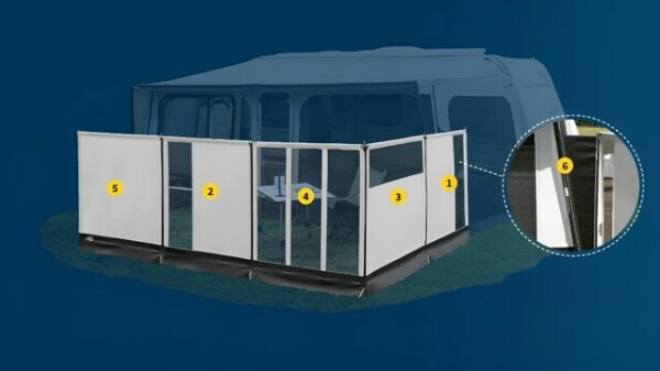 Wind- und  Sichtschutz WIGO Rolli Protect Modul 3 _waagrecht_