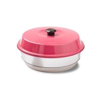 Baking pan lid OMNIA Color pink