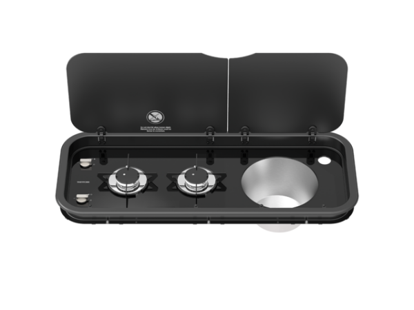 Integrated hob / sink unit Thetford Topline 111 with electric ignition