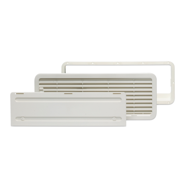 Ventilation grille set DOMETIC LS 200 bottom col. white