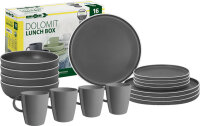 Sce vaisselle Dolomit BRUNNER Lunchbox 16 pcs, gris