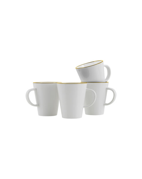 Mug melamine gimex Linea gold 200 ml col. gold