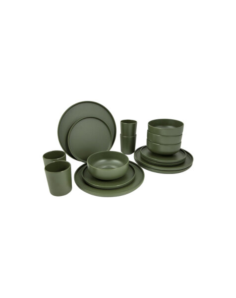 Tabl. set Industrial Bo-Camp Patom 16 pcs. col. green