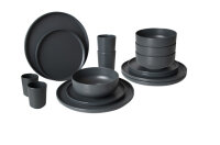 Tabl. set Industrial Bo-Camp Patom 16 pcs. col. anthracite