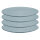 Teller flach koziol Club Plate 26 cm, 4er-Set Farbe nature flower blue
