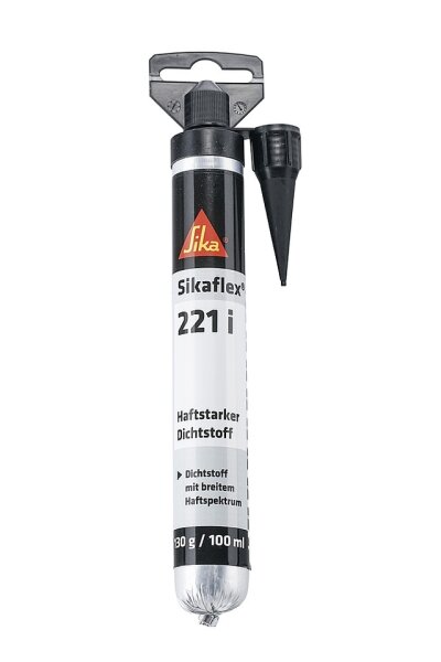 Sikaflex-221i 100 ml Mini-Schlauchbeutel Fb. schwarz