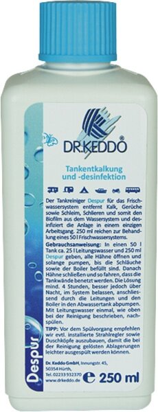Tankentkalkung und Tankdesinfektion Dr. Keddo Despur Inhalt 5 l