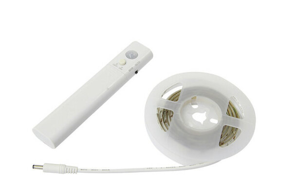 Jamara LED-strip set sensor and battery operation 12 V - 3000 k Colour white