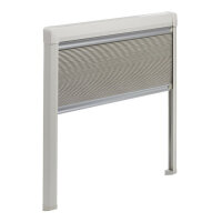 Store de fenêtre Dometic DB3H plissiert 735 x 700 mm Couleur blanc crème