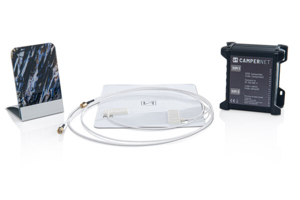 Campernet Folienantenne WiFi / LTE Dachantenne und Router als Komplettset