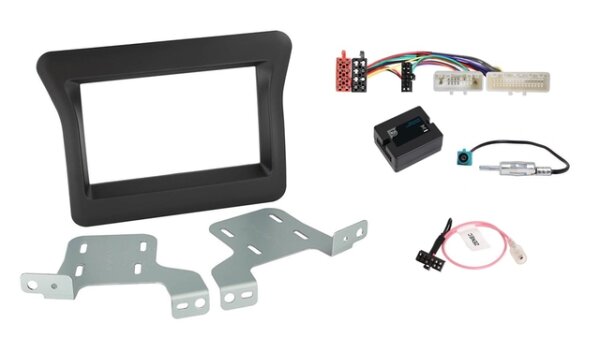 2-DIN Premium installation set RTA Renault Master Colour black