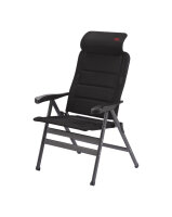 Camping chair CRESPO Air Deluxe Compact XL col. black