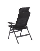 Camping chair CRESPO Air Deluxe Compact XL col. black