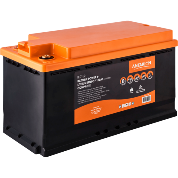 Batterie Lithium 100Ah Power + ANTARION Bluetooth