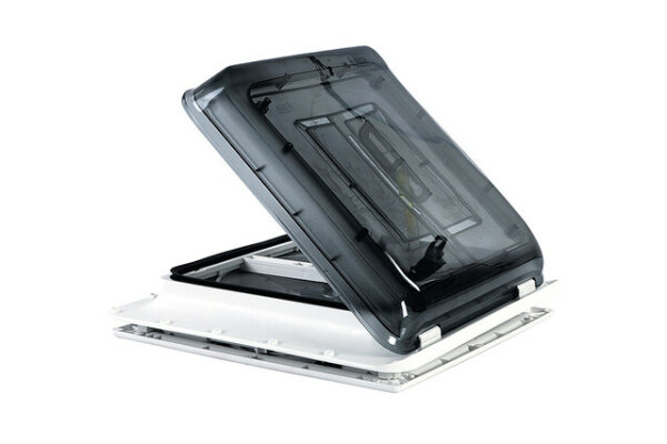 Fiamma Turbo Vent rooflight with thermostat Dimensions 40 x 40 cm crystal dome