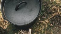 Dutch Oven 8.2 l Robens Topf mit Deckel Farbe schwarz