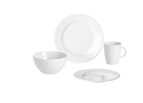 Service vaiss. mélamine Gimex High Line Edelweiß 16 pcs