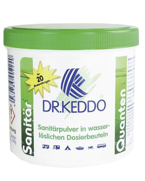 Sanitärpulver Quanten / Sachet wasserlöslich _Dose 20 Quanten_