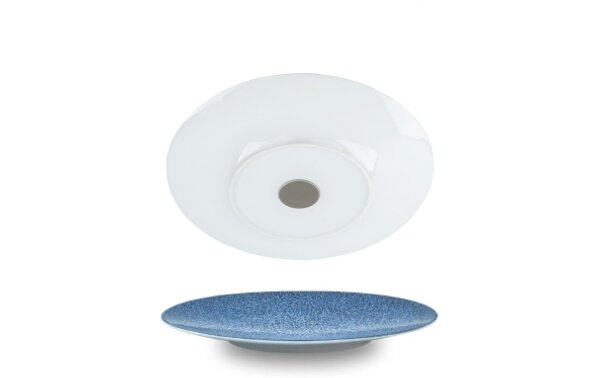 Silwy Magnet-Frühstücksteller Blau