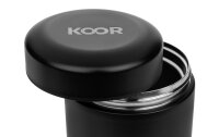 KOOR Thermo-Foodbehälter Schwarz, 0.4 l