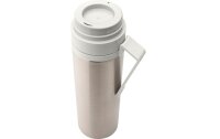 Brabantia Thermosflasche Make & Take 500 ml, Hellgrau/Silber