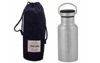 Yummii Yummii Thermosflasche Small 350 ml, Schwarz/Silber