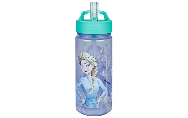 Scooli Trinkflasche Disney Frozen 500 ml, Blau/Lila