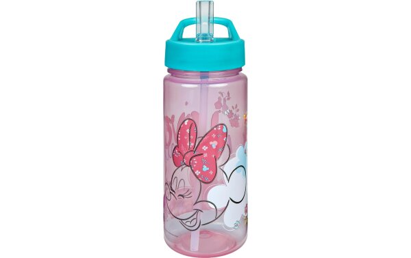 Scooli Trinkflasche Disney Minnie Mouse 500 ml, Hellrosa/Blau