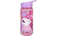 Scooli Trinkflasche Peppa Pig 500 ml, Pink/Rosa/Rot