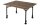 Eurotrail Campingtisch Rochefort M Holz Composite 80 cm x 60 cm