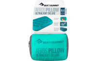 Sea to Summit Aeros Ultralight Pillow Deluxe Reisekissen, türkis 56x36x14cm