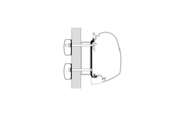 Adaptateur de store Thule Eden Allegro Trigano > 2010