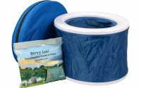 Bivvy Loo tragbare Campingtoilette mit Tragetasche Blue