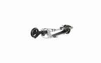 Globber One K 165 klappbarer Scooter mit Handbremse Silber