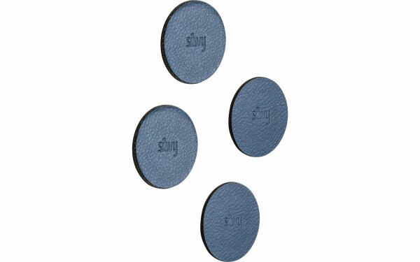 silwy® Magnet-Pads 6,5 cm 4er Set schwarz