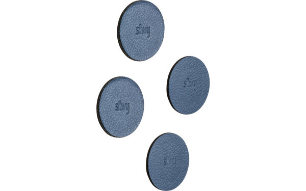 silwy® Magnet-Pads 5 cm 4er Set schwarz