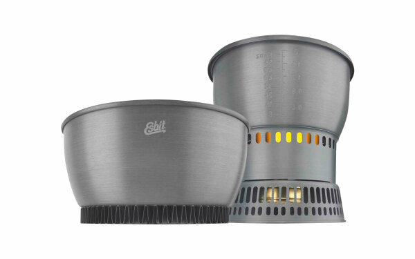 Esbit Spiritus-Kochset 2.35L - ohne Antihaftbeschichtung hardanodisiertes Aluminium