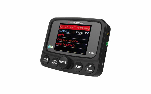 Albrecht DR56+ DAB+ Autoradio-Adapter und Freisprecheinrichtung