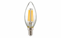 Sigor Filament LED Kerzenlampe dimmbar klar E14 230 V /...