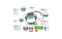 Elo Basic Horizon Topf und Pfannenset 10 teilig silber...