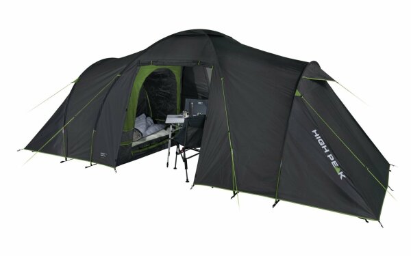 High Peak Como 6.0 Kuppelzelt für 6 Personen dunkelgrau/grün 230 x 540 cm