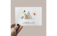 Advanture Shop Postkarte Less Comfort more life 14,8 x...