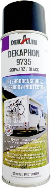 Underbody protection spray DEKALIN Decaphon 9735 Content 0.5 l Color black CH version